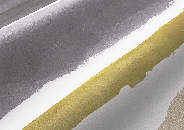 Watercolour, Gold - Twist&Fit Roller Blind - Image 4